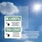 Signmission Keep Hands Out Of Machinery Bilingual OSHA Be Careful Sign, Plastic, 7in W x 10in L, 2PK OS-2PACK-BC-P-710-L-10031 - alternate 2